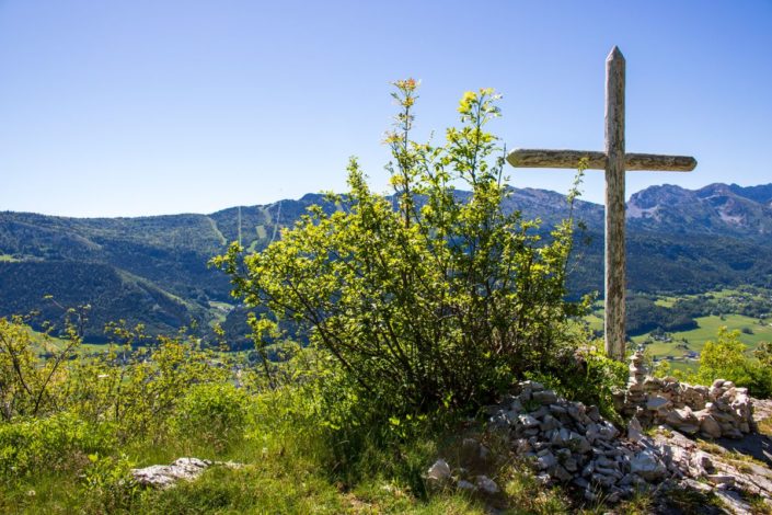 La croix de Jaume dans le massif du Vercors, France